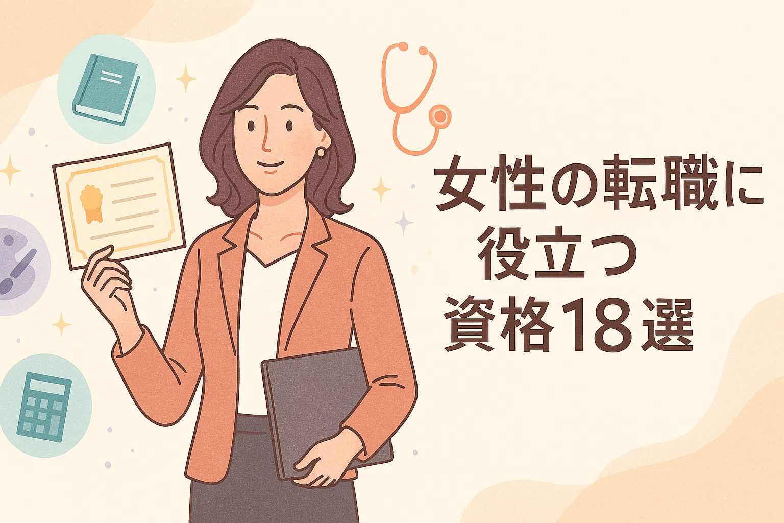 女性の転職に役立つ資格18選